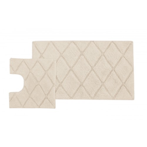 Jale (беж) набор ковриков для ванной комнаты 60х100 и 50х50см Sofi De MarkO