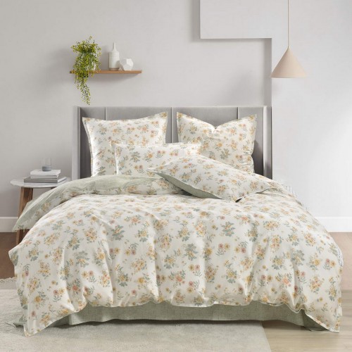 Дебора (шалфей) комплект постельного белья сатин 7Е Sofi De MarkO