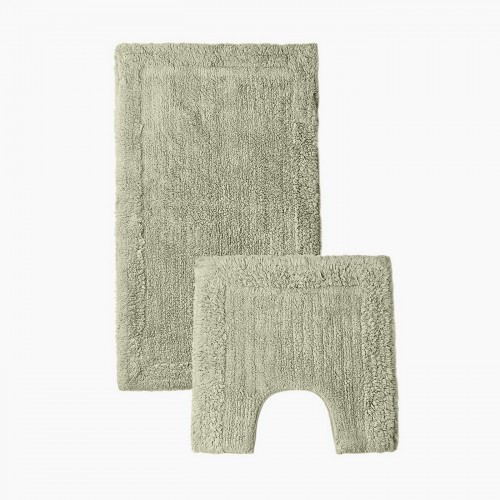 LUNA (оливковый) набор ковриков для ванной комнаты 60х100 и 50х50 Sofi De MarkO