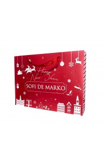 Пакет бумажный 52х10х38 новогодний (красный) Sofi De MarkO