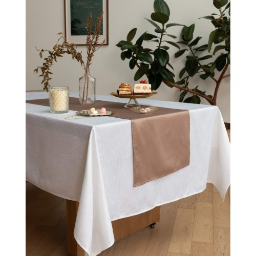 Джинни (белая) Скатерть 140х180 Sofi De MarkO