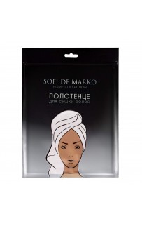 Beatrice (белое) полотенце для сушки волос 26х58см Sofi De Marko