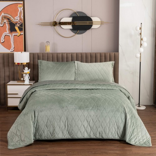 Деметра (зеленая) Покрывало 240х260 Sofi De MarkO