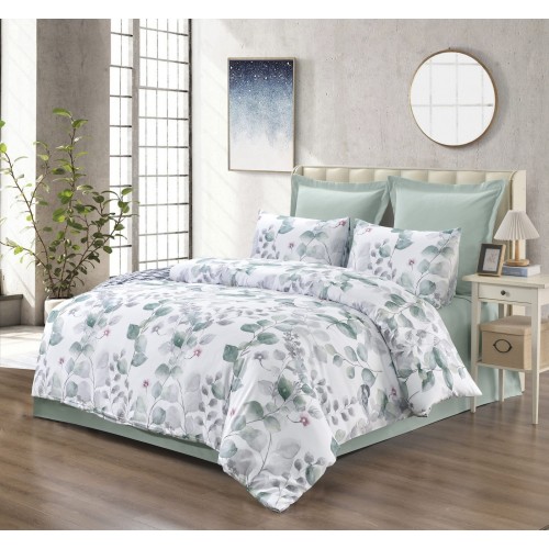 Дакота (зеленая) комплект постельного белья Модерн 1.6 Sofi De MarkO
