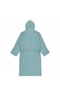 Naomi (ментол) XL (р.58-60) Халат вафельный с капюшоном Sofi De MarkO