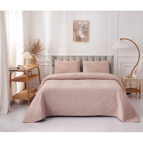 Мориц (пудра) Покрывало 230х250 Sofi De MarkO