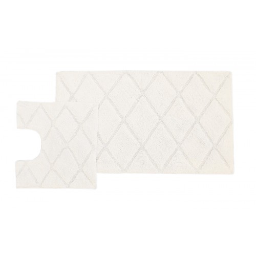 Jale (крем) набор ковриков для ванной комнаты 60х100 и 50х50см Sofi De MarkO