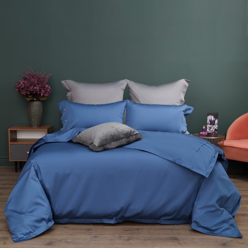 Беллини (синий) комплект постельного белья Евро Sofi De MarkO