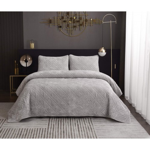 Селена (серебро) Покрывало 160х220 Sofi De MarkO