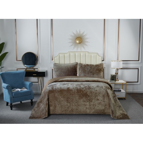 Патрисия (капучино 1) Покрывало 240х260 Sofi De MarkO