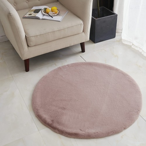 Коврик Плюшевый (пепел роза) 150х150 Sofi De MarkO