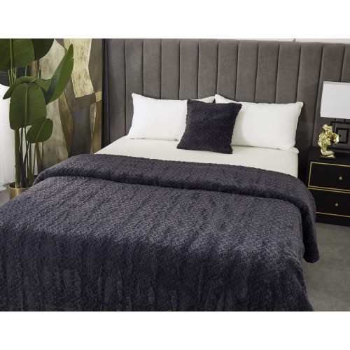 Теодор (антрацит) Наволочка 45х45 Sofi De MarkO