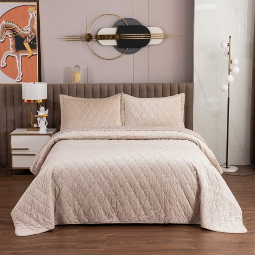 Деметра (светло беж) Покрывало 160х220 Sofi De MarkO