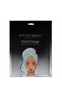 Beatrice (морская волна) полотенце для сушки волос 26х58см Sofi De MarkO