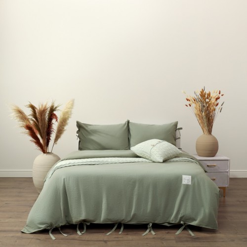 Аредель (олива) комплект постельного белья Евро Sofi De MarkO
