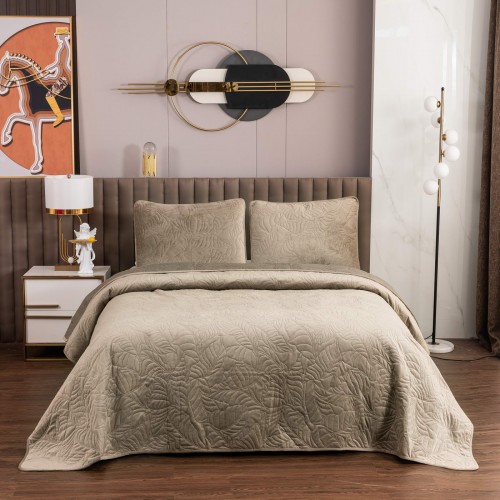 Мелисса (капучино) Покрывало 240х260 Sofi De MarkO