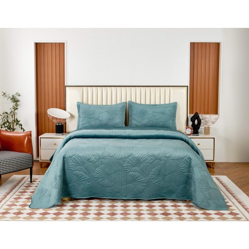 Бенита (морская волна) Покрывало 240x260 Sofi De MarkO