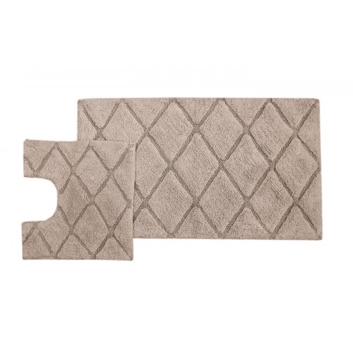 Jale (миндаль) набор ковриков для ванной комнаты 60х100 и 50х50см Sofi De MarkO