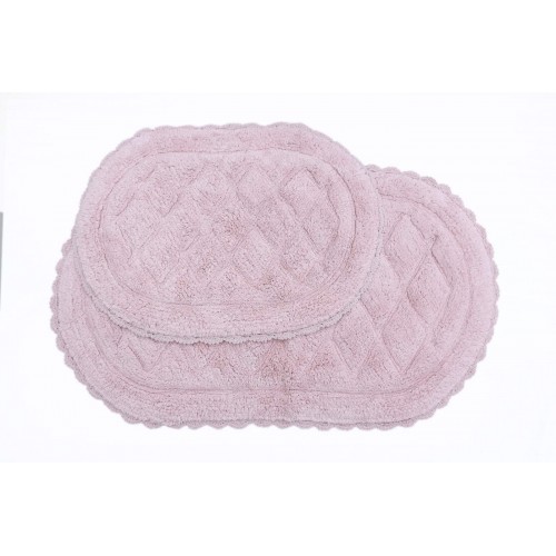 KIMBERLY (пудра) набор ковриков для ванной 60х100 и 50х70 Sofi De MarkO