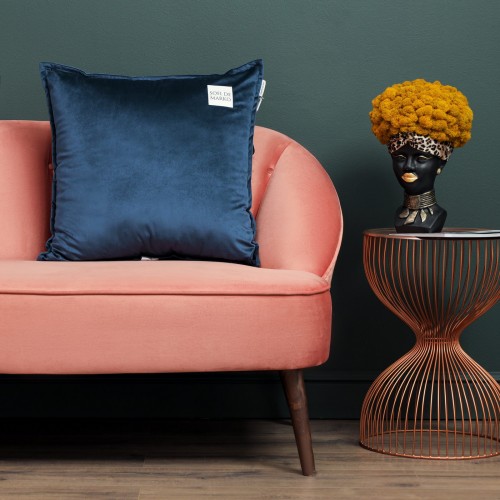 Ноэми (синяя) Подушка 55х55 Sofi De MarkO