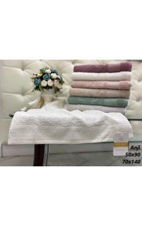 ANJI (антрацит) 70х140 Полотенце Жаккард