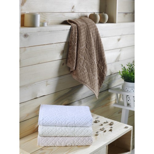 DIVA (кофе) 50х90 Полотенце Жаккард Sofi De MarkO