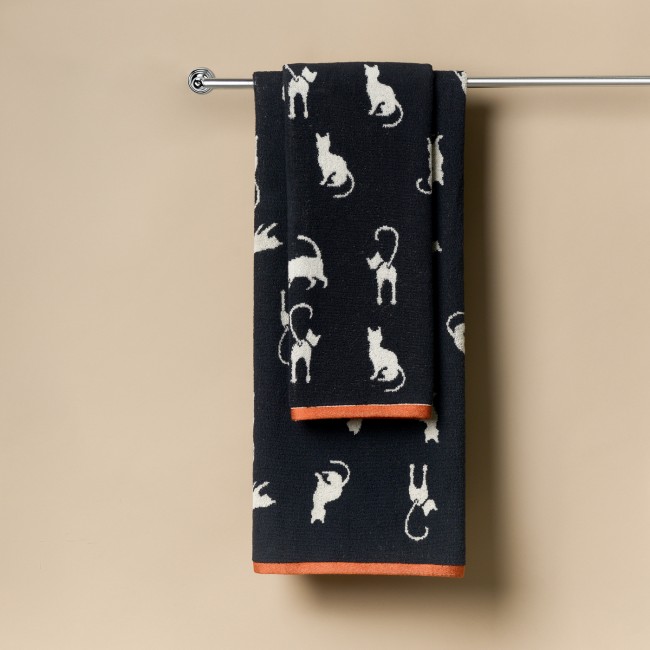 Kitty (черное) 50х90 Полотенце Махровое Sofi De MarkO Kitty (черное) 50х90 Полотенце Махровое Sofi De MarkO