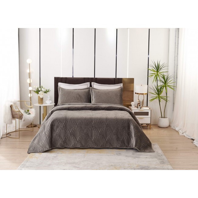 Ариэль (серый) Покрывало 240x260