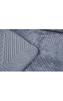 Патрисия (серо-голубой 1) Покрывало 240х260