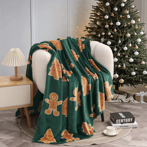 Christmas Сake (зеленый) Плед 150х200