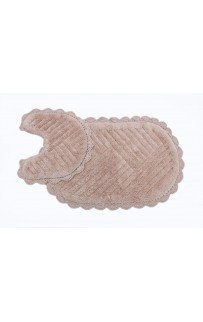 EMMA (капучино) набор ковриков для ванной кружевной 60х100 и 50х50 Sofi De MarkO EMMA (капучино) набор ковриков для ванной кружевной 60х100 и 50х50 Sofi De MarkO