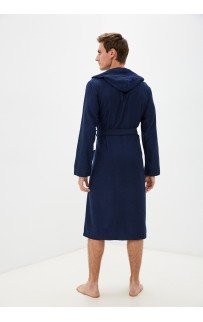 Марвин (синий) L Мужской Халат с капюшоном Sofi De MarkO