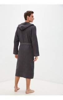 Гамлет (антрацит) S Мужской Халат с капюшоном Sofi De MarkO