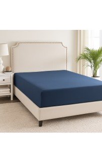 Трисс (синяя) Простыня 180х200х20