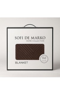 Патрисия (антрацит 1) Покрывало 240х260