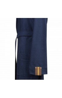 Марвин (синий) L Мужской Халат с капюшоном Sofi De MarkO