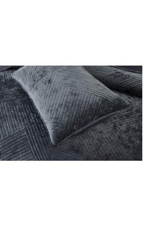Патрисия (антрацит 1) Покрывало 240х260