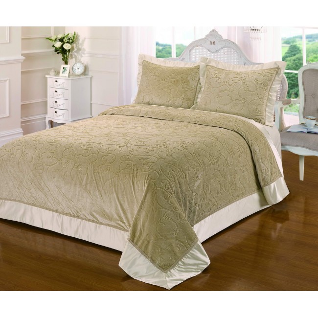 Верджиния (беж) Покрывало 220х240 Sofi De MarkO