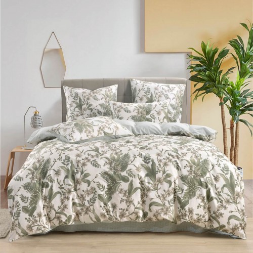 Майли (зеленый) КПБ сатин 1.6