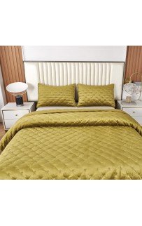 Лея (горчица) Покрывало 240x260