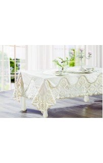 Клименция (беж) Скатерть 150х220 Sofi De MarkO