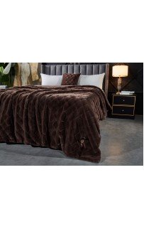 Бернард (шоколад) Покрывало 160х220 Sofi De MarkO Бернард (шоколад) Покрывало 160х220 Sofi De MarkO