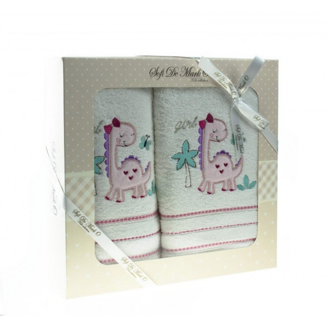 DINO (белый) комплект полотенец 50х80 и 70х120 Sofi De MarkO
