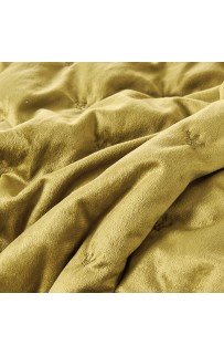 Лея (горчица) Покрывало 240x260