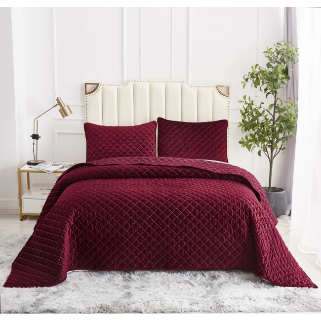 Мартин (бордо) Покрывало 240х260 Sofi De MarkO