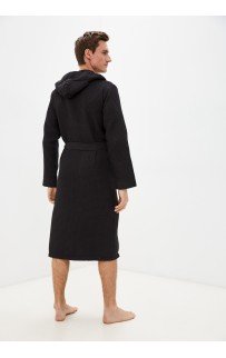 Гамлет (черный) L Мужской Халат с капюшоном Sofi De MarkO