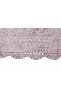 CLEO (серо-лиловый) набор ковриков для ванной комнаты 60х100 и 50х50см