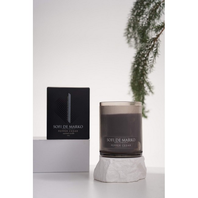 Pepper Сedar Свеча Ароматическая Большая (500гр) Sofi De MarkO