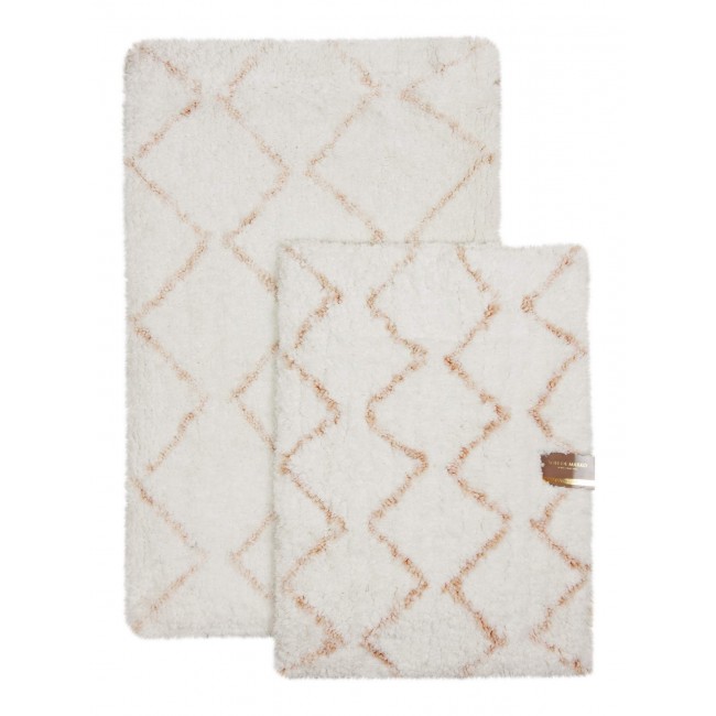 Isidora (пудра) набор ковриков для ванной 60х100 и 50х70 Sofi De MarkO