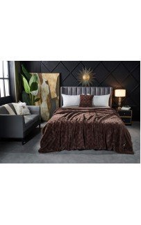 Бернард (шоколад) Покрывало 160х220 Sofi De MarkO Бернард (шоколад) Покрывало 160х220 Sofi De MarkO